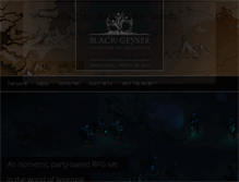 Tablet Screenshot of blackgeyser.com